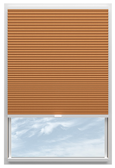 Umbra (Blackout), Orange - Stick Fit Honeycomb Blind